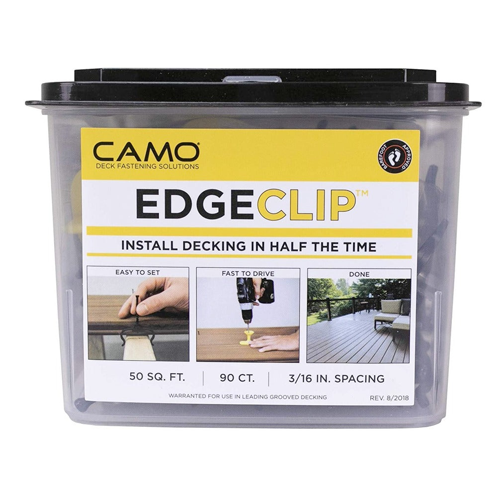 CAMO Edge Clip Stainless Steel Screw Hidden Deck Fastener 50SF 90CT